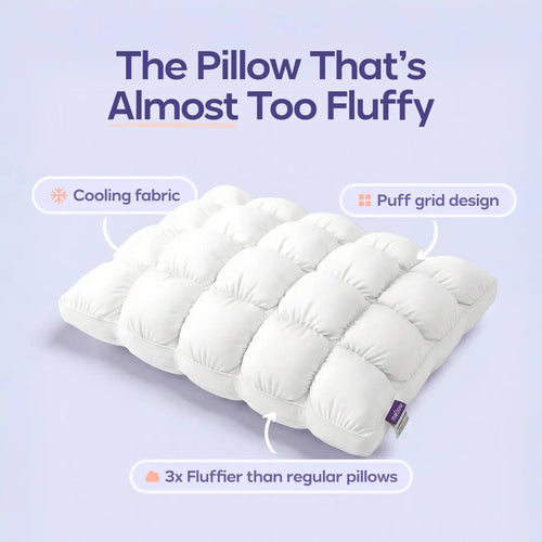 Mellow Puff Pillow for Blissful Sleep